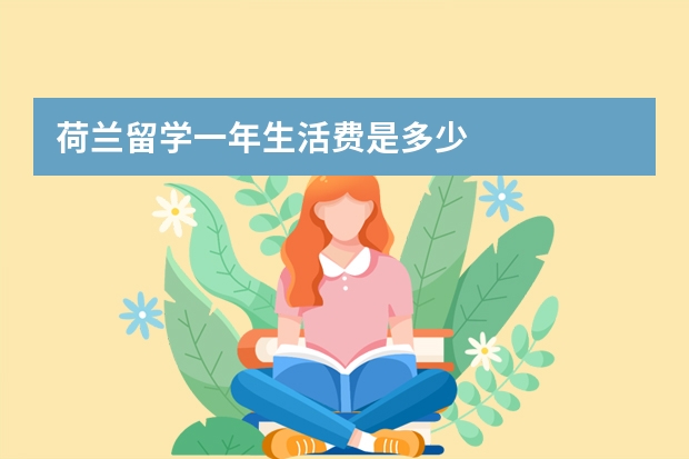 荷兰留学一年生活费是多少