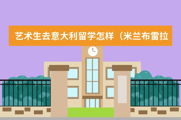 艺术生去意大利留学怎样（米兰布雷拉美术学院学费）