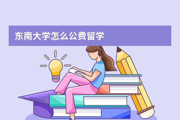 东南大学怎么公费留学