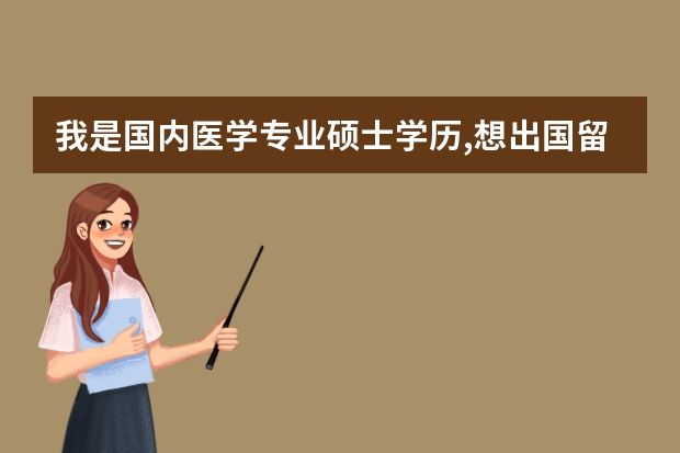 我是国内医学专业硕士学历,想出国留学,去哪个国家比较好?是重读硕士还是考博好?