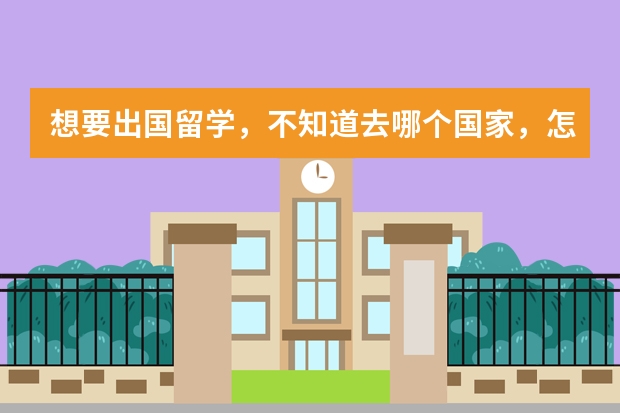 想要出国留学，不知道去哪个国家，怎么办？