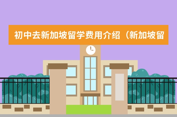 初中去新加坡留学费用介绍（新加坡留学费用大揭底）